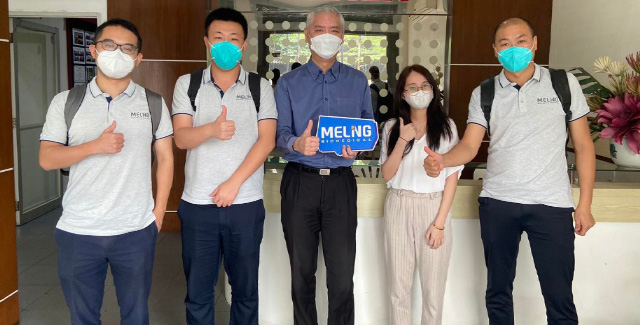 L'équipe biomédicale de Meling a visité雅加达